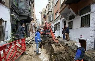 Beyoğlu’nda doğal gaz borusu patladı