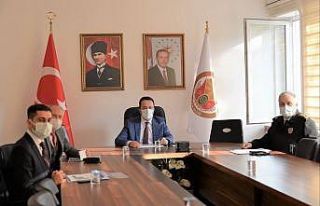 Bilecik’te korona virüs tedbirleri toplantısı...