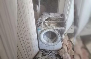 Bingöl’de çamaşır makinesi patladı, yangın...