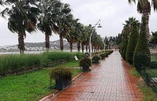 Bodrum sahilleri bomboş kaldı