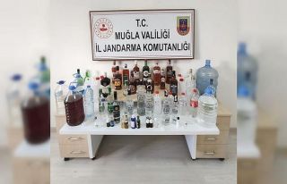 Bodrum’da kaçak içki operasyonu
