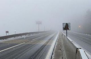 Bolu Dağı’nda yoğun kar yağışı