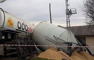 Bolu’da üzerine silo devrilen vatandaş hayatını...