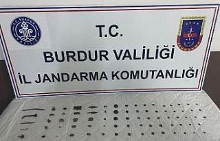 Burdur’da 79 parça tarihi eser ele geçirildi