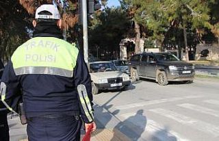 Burdur’da Trafik Ekipleri Dronla denetim yaptı