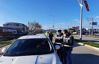 Burhaniye polisinden yoğun yılbaşı denetimi