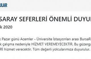 BursaRay çalışma saatlerine kısıtlama ve bakım...