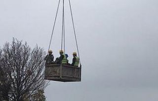 Büyükçekmece’de inşaattan düşen işçi vinç...