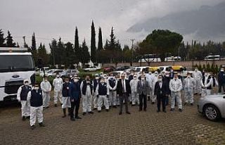 Büyükşehir sokağa çıkma kısıtlamasında hizmetlerine...