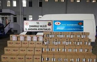 Çan’da sahte içki operasyonu