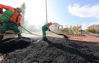 Çankaya’dan 70 bin ton asfalt