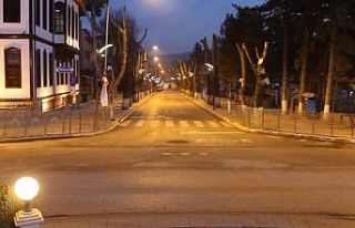 Çankırı’da cadde ve sokaklar sessiz kaldı