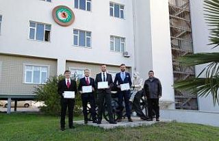 Çek doktora öğrencileri OMÜ’deki stajlarını...