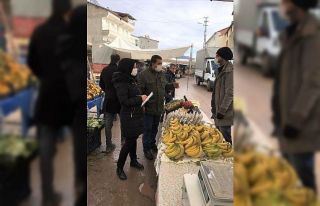 Çelikhan ilçesinde pazar yerleri denetlendi