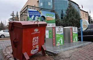 Çevreci Belediyenin atık ilaç toplama noktalarıyla...