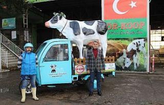 Çocuklar sütü sevsin diye bunu da yaptılar