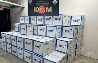 Çorum’da 1 milyon 480 bin adet makaron yakalandı