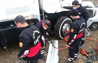 Çorum’daki trafik kazası