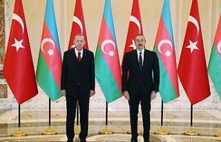 Cumhurbaşkanı Erdoğan, Aliyev ile görüştü