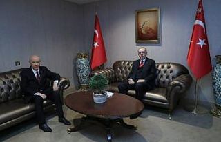 Cumhurbaşkanı Erdoğan, Devlet Bahçeli ile bir...