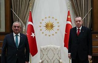 Cumhurbaşkanı Erdoğan, DSP Genel Başkanı Aksakal’ı...