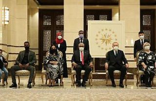 Cumhurbaşkanı Erdoğan, Sudan Büyükelçisini kabul...