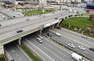D100 karayolundaki bir garip merdiven kaldırıldı