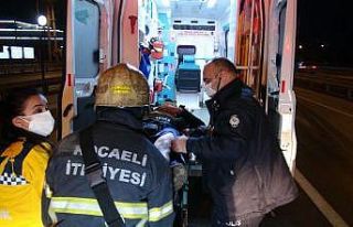 D100’de tanker, hafriyat kamyonuna çarptı: 2 yaralı