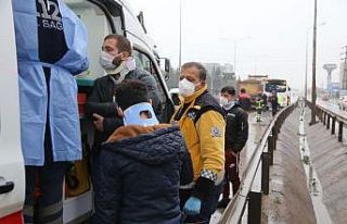 D100’de zincirleme trafik kazası: 8 yaralı