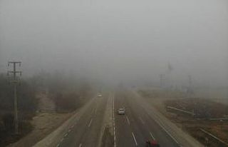 Denizli’de etkisini arttıran sis sürücülere...