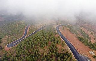 Derbent Aladağ yolu tamamlandı