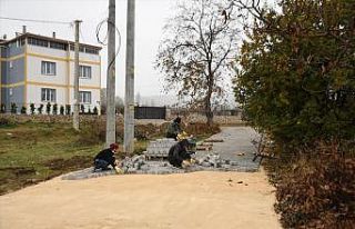 Deydinler’e parke taşı