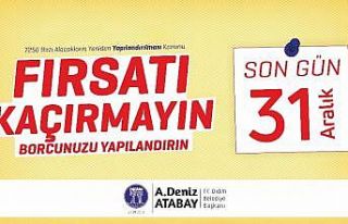 Didim Belediyesi’nde yapılandırma fırsatı