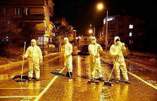 Didim gece-gündüz dezenfekte ediliyor