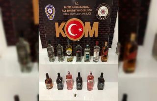 Didim’de kaçak içki operasyonu