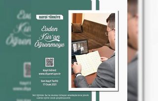Diyanet’ten uzaktan Kur’an-ı Kerim Öğretim...