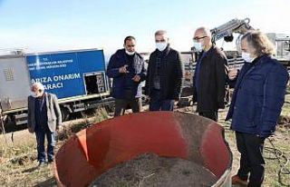 Diyarbakır’a su ileten çelik boru yırtıldı,...
