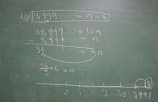 Diyarbakırlı matematik öğretmeni, sayı doğrusundaki...