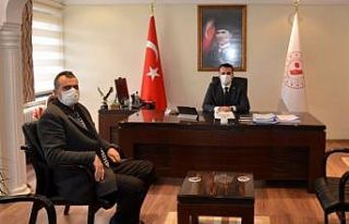 DKMP Müdürü Kahraman’dan Kaymakam Çelik’e...