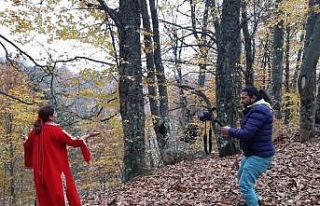 Domaniç Dağları’nda klip çekildi