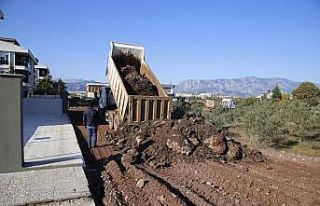 Döşemealtı Altınkale’ye yol çalışması