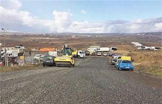 Dumansız Sanayi Bölgesi bozuk yollardan kurtuluyor