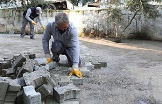Efeler Belediyesi, Baltaköy’deki cami avlusuna...