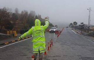Elazığ’da kış lastiği denetimleri başladı