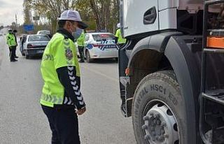 Elbistan’da kış lastiği denetimi