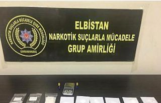Elbistan’da uyuşturucu operasyonuna 2 tutuklama