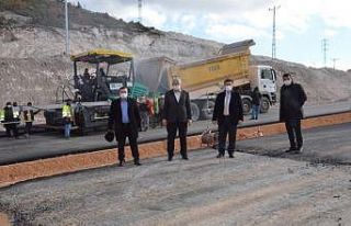 Emet’te yol çalışmalarında sona gelindi