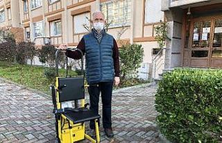 Engelli kişilerin merdiven kullanımına “tırmanma...