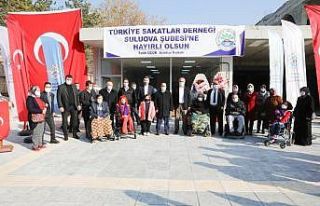 Engelliler dernek binasına Başkan Üçok sayesinde...