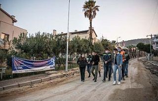 Enver Reis Caddesi’nin alt ve üst yapısı yenileniyor
